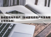 融成置地海外房产（融城置地房地产开发有限公司怎么样）