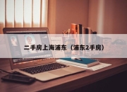 二手房上海浦东（浦东2手房）
