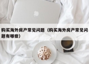 购买海外房产常见问题（购买海外房产常见问题有哪些）