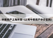 中原房产上海外岗（上海中原房产中介官网）